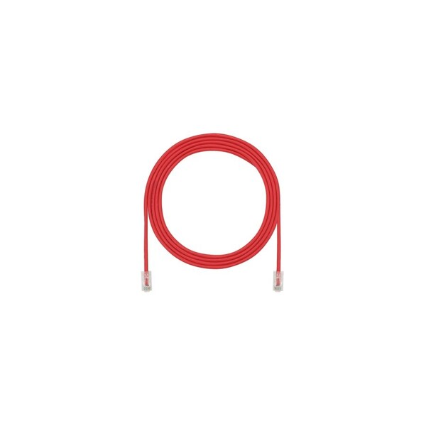 Panduit CBL ASSY MOD 28-4PR SOLID, SMALL DIAMETER 31 FT, RED UTP28CH31RD